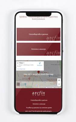 Website Design for ArcFin Ltd