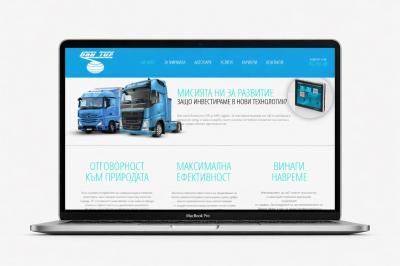 Bantir - website design for transport and logistics company