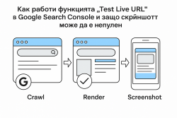 How the “Test Live URL” feature works in Google Search Console and why the screenshot may be incomplete